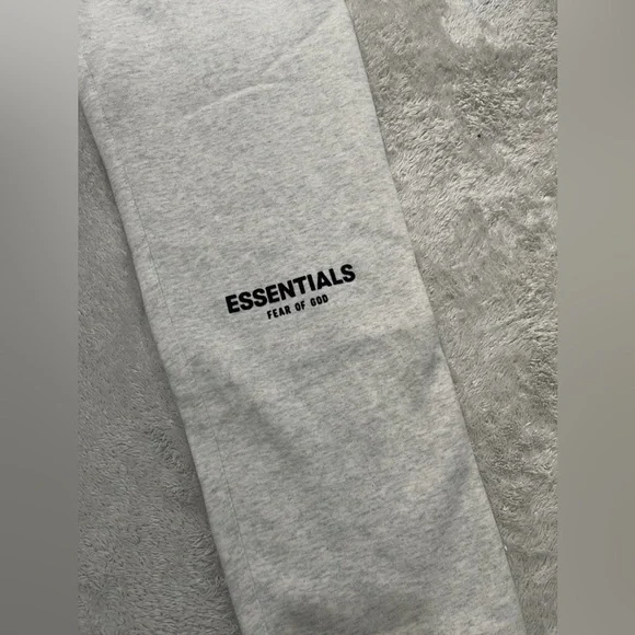 Essentials Light Oatmeal Hoodie and Sweatpants Set